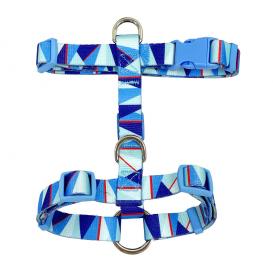 Printed H-Style Dog harness