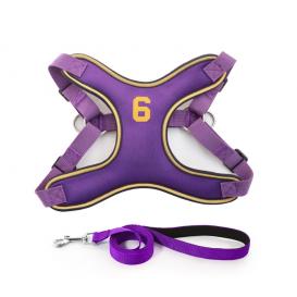 Sport Scuba fabric Dog harness with leash 