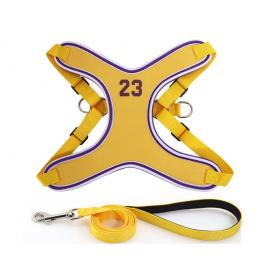 Sport Scuba fabric Dog harness with leash