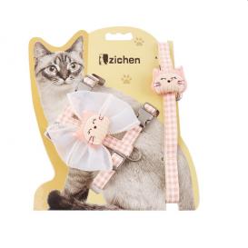 H shape Cat outdoor harness with leash