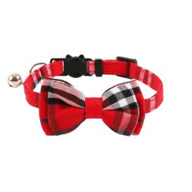 Pet Red plaid Collar