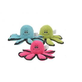 Pet squeaky chewing and biting octopus toys 