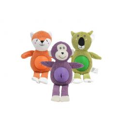 ​Food-leaking toy pet squeaky plush rope crinkle toy