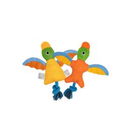 ​Pet squeaky wild goose chewing mesh toys 